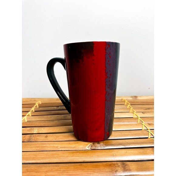 Starbucks 2021 Holiday Green Red Latte Tea Mug 16oz Ceramic - Picture 3 of 4